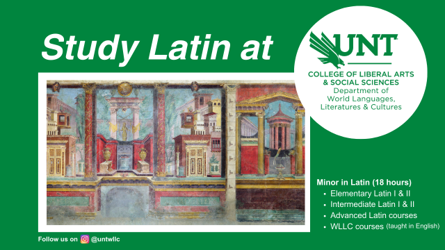 Study Latin at UNT